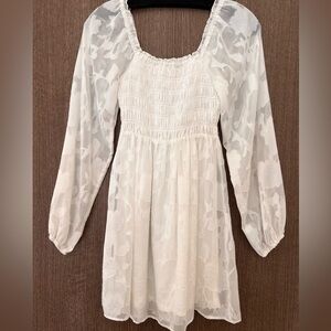 Saltwater LUXE White Smocked Dress